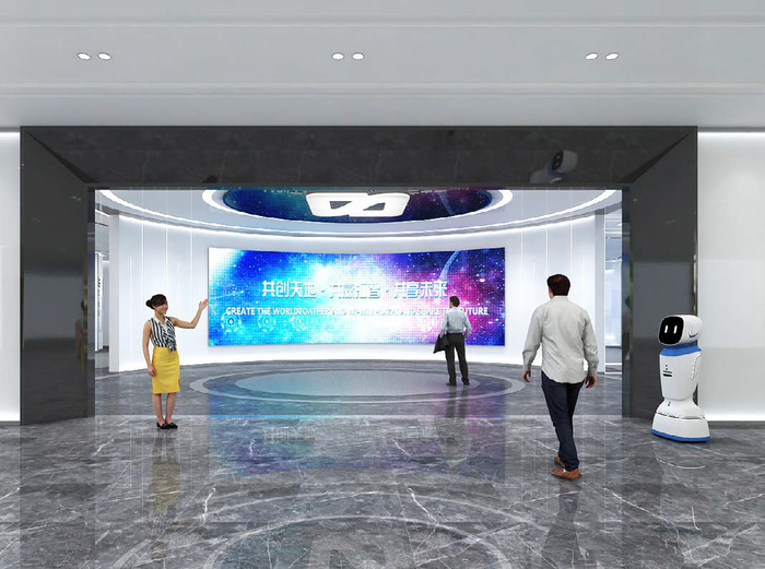 天津银行金融科技展厅
726m²